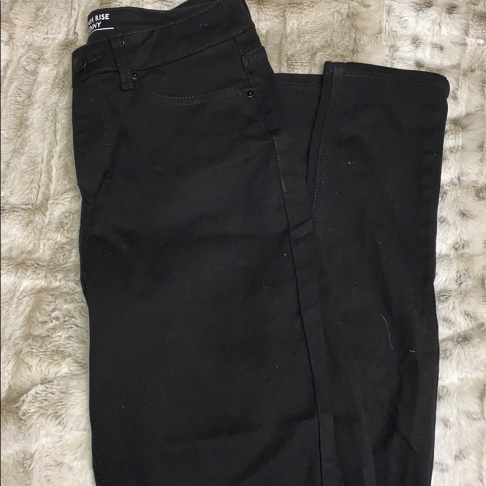 Size 9 high rise skinny jeans